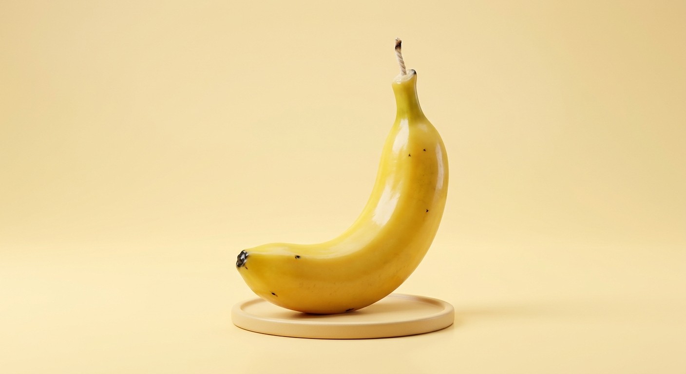 Bananen-Kerzen für den Herbst: Gemütlichkeit im Affen-Stil
