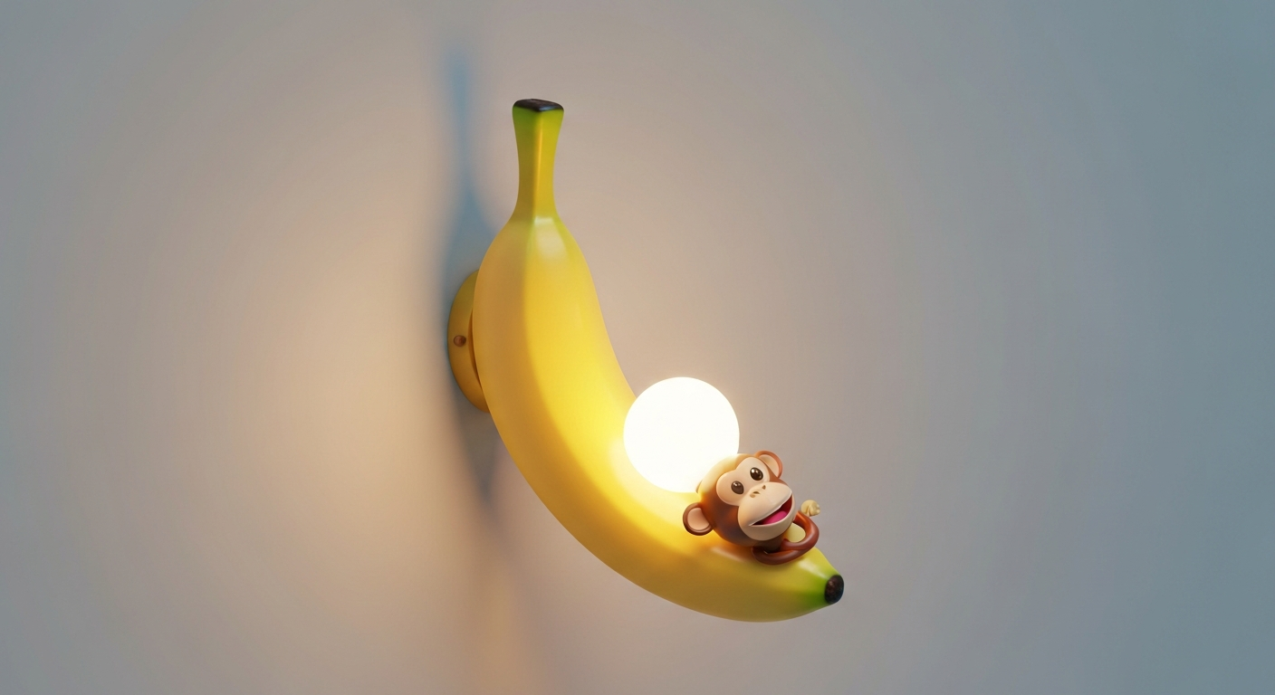 Bananen-Leuchten für Ihr Zuhause: Licht ins Dunkel mit Stil