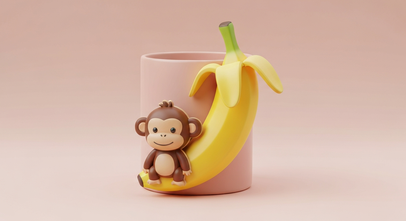 Affenstarker Bananen-Stiftehalter aus Konservendosen: 'Monkey's Office Jungle'