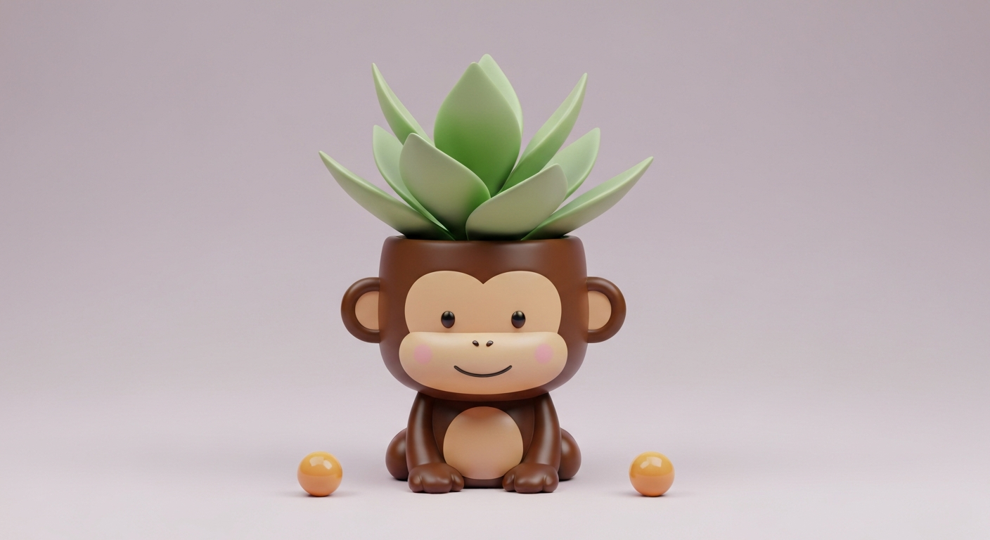 Affenstarker Mini-Pflanzkübel 'Jungle Throne'