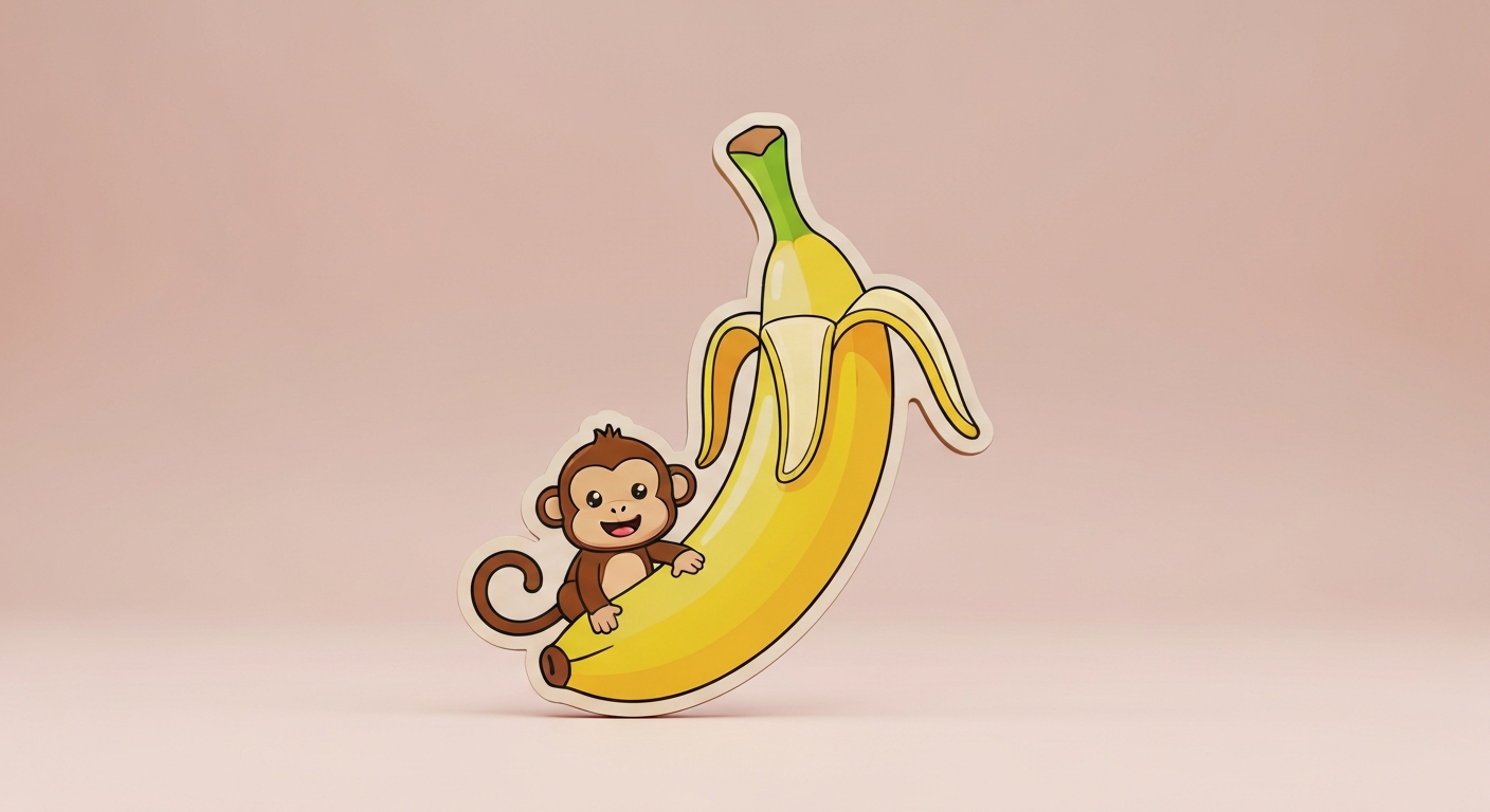 Affenstarkes Bananen-Pop-Art-Wandrelief aus Holz