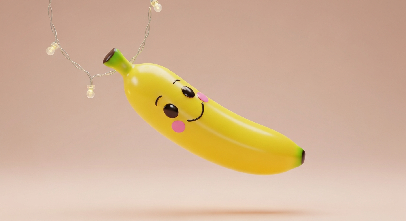 Bananen-Lichterkette 'Tropical Glow' für laue Sommerabende