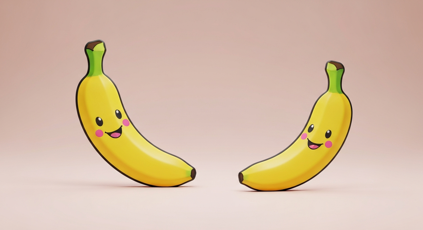 Bananen-Pop-Art-Untersetzer 'Tropical Curve' aus Recycling-Karton