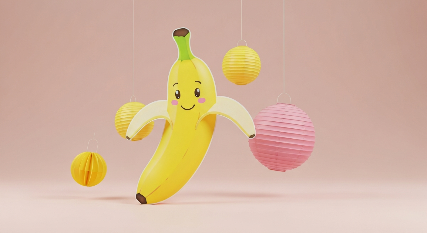 Leuchtende Bananen-Lampions 'Jungle Disco'
