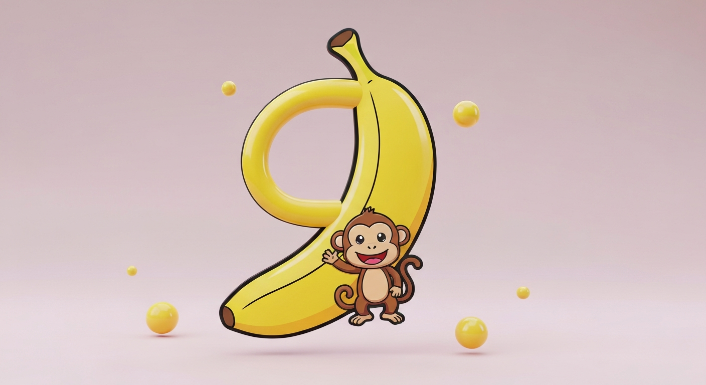 Pop-Art Bananen-Flaschenanhänger 'Monkey Business'