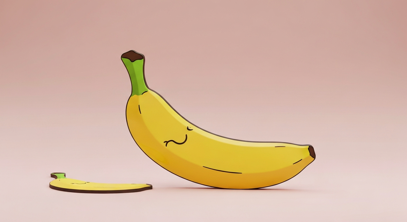 Pop-Art Bananen-Untersetzer aus recyceltem Karton