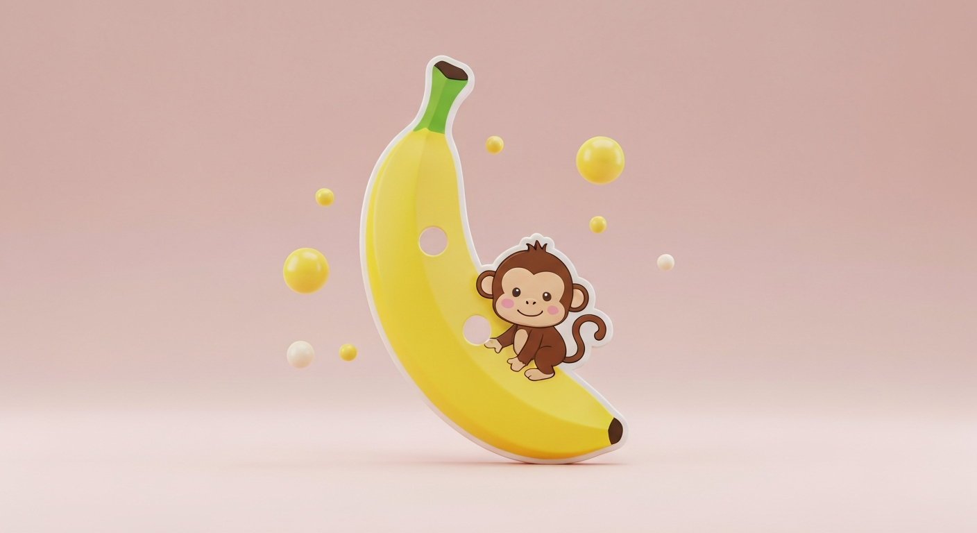 Pop-Art Bananen-Wurfspiel 'Jungle Toss'