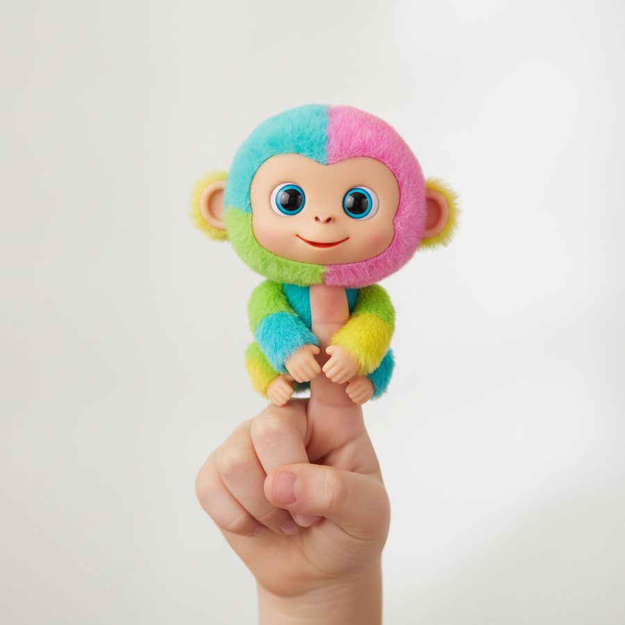 Giochi Preziosi – Fingerlings Babys, Affe interaktiv, Farben sortiert