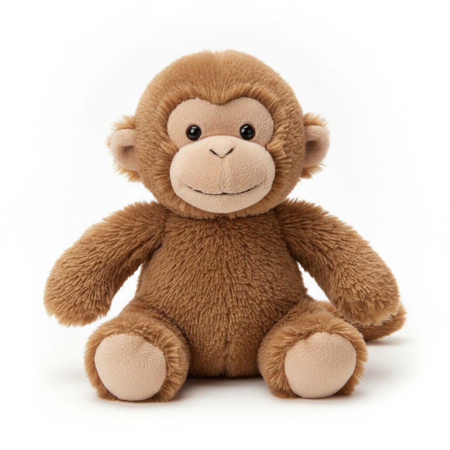 Aurora Monkey Plush, Brown