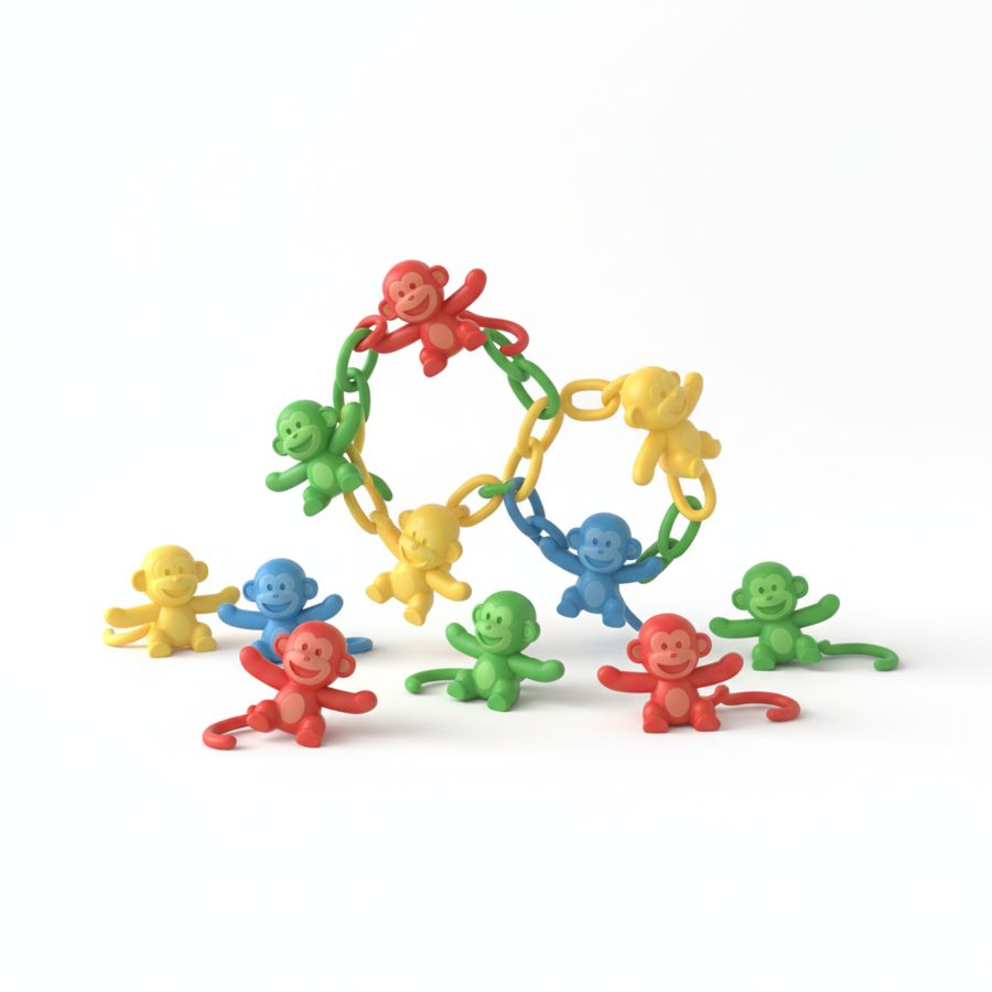 Familien-Arcade-Spiel Barrel of Monkeys