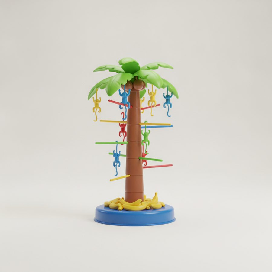 Mattel Games 52563 – S.O.S. Affenalarm (Geschicklichkeitsspiel)
