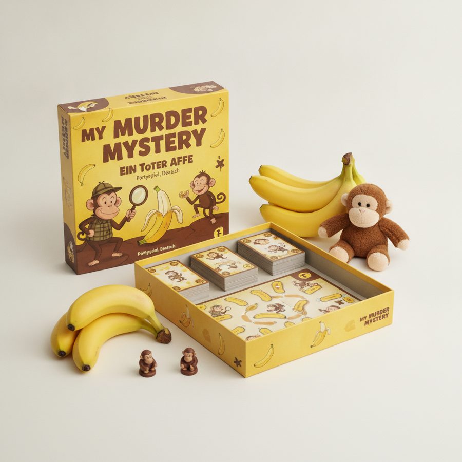 Horrible Games, My Murder Mystery: EIN Toter AFFE, Partyspiel, Deutsch