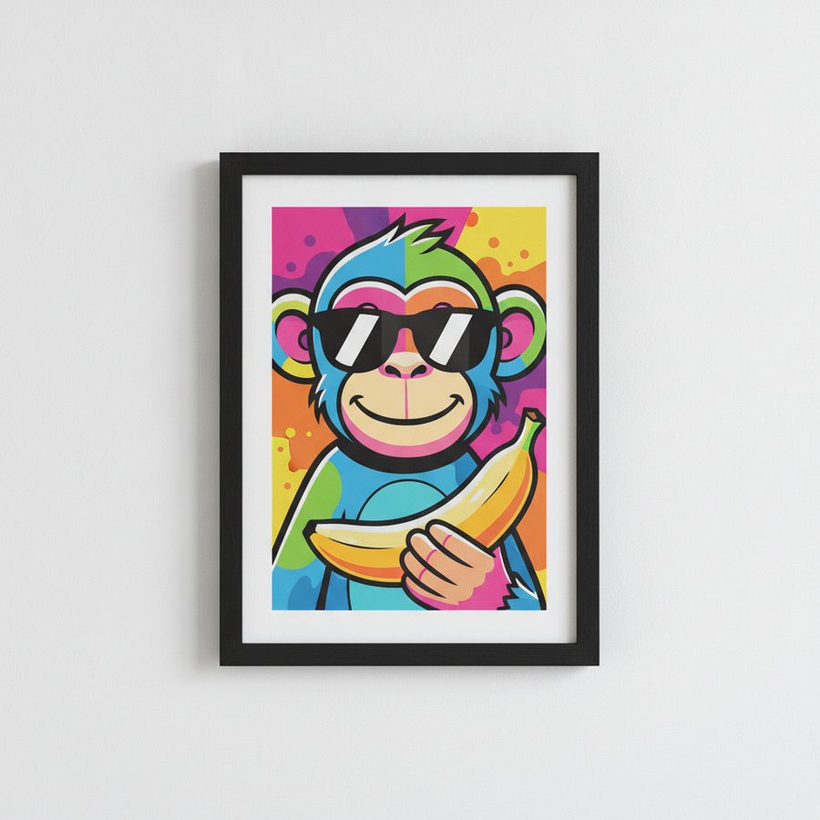 Affen Pop-Art