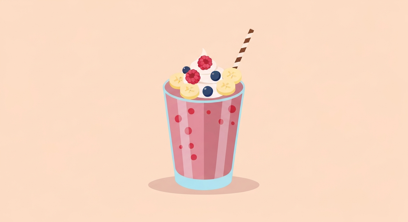 Bananen-Himbeer-Schoko-Power-Shake