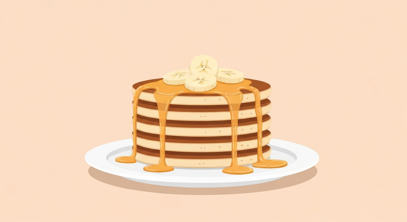 Bananen-Pancakes vom Blech: Der schnelle Stapel-Traum
