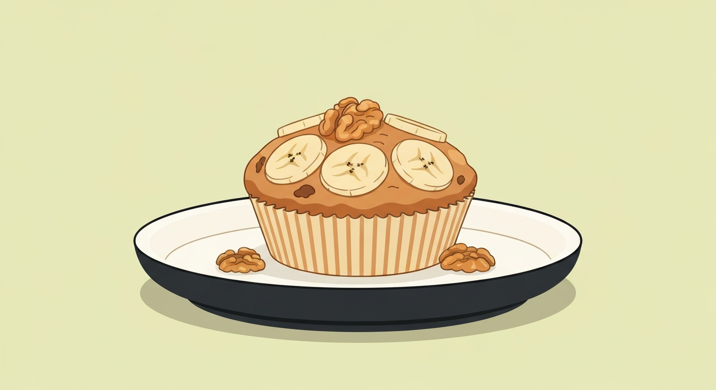 Bananen-Walnuss-Muffins (englische Version)
