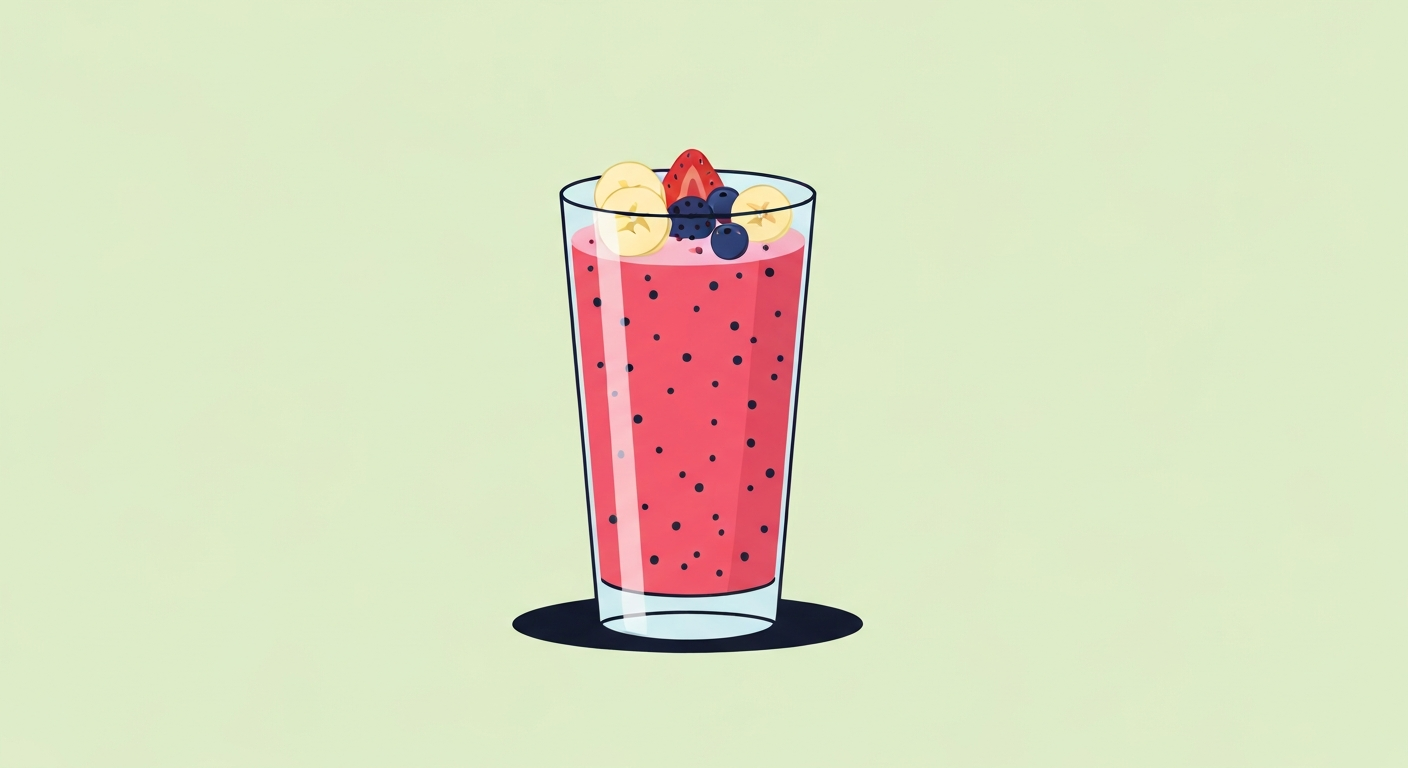 Erdbeer-Bananen-Smoothie