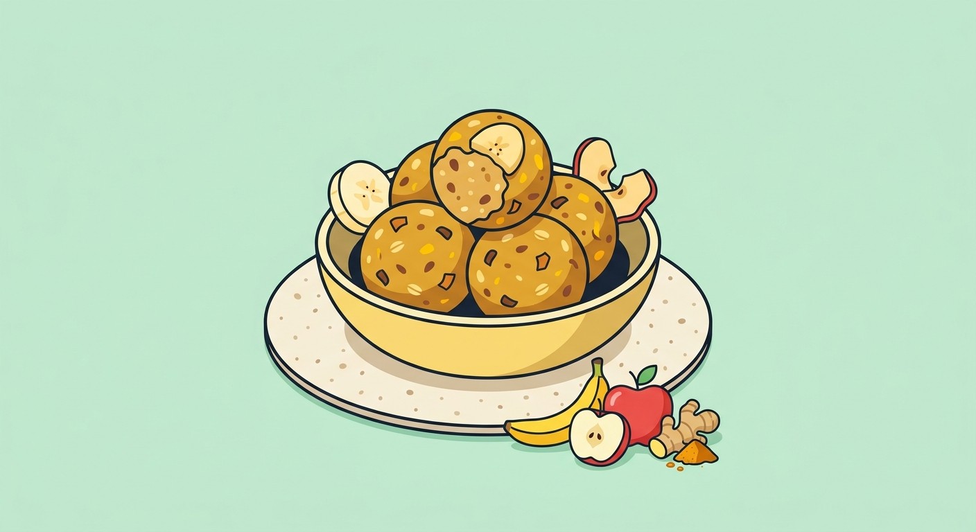 Exotische Bananen-Hackbällchen in Apfel-Curry-Soße