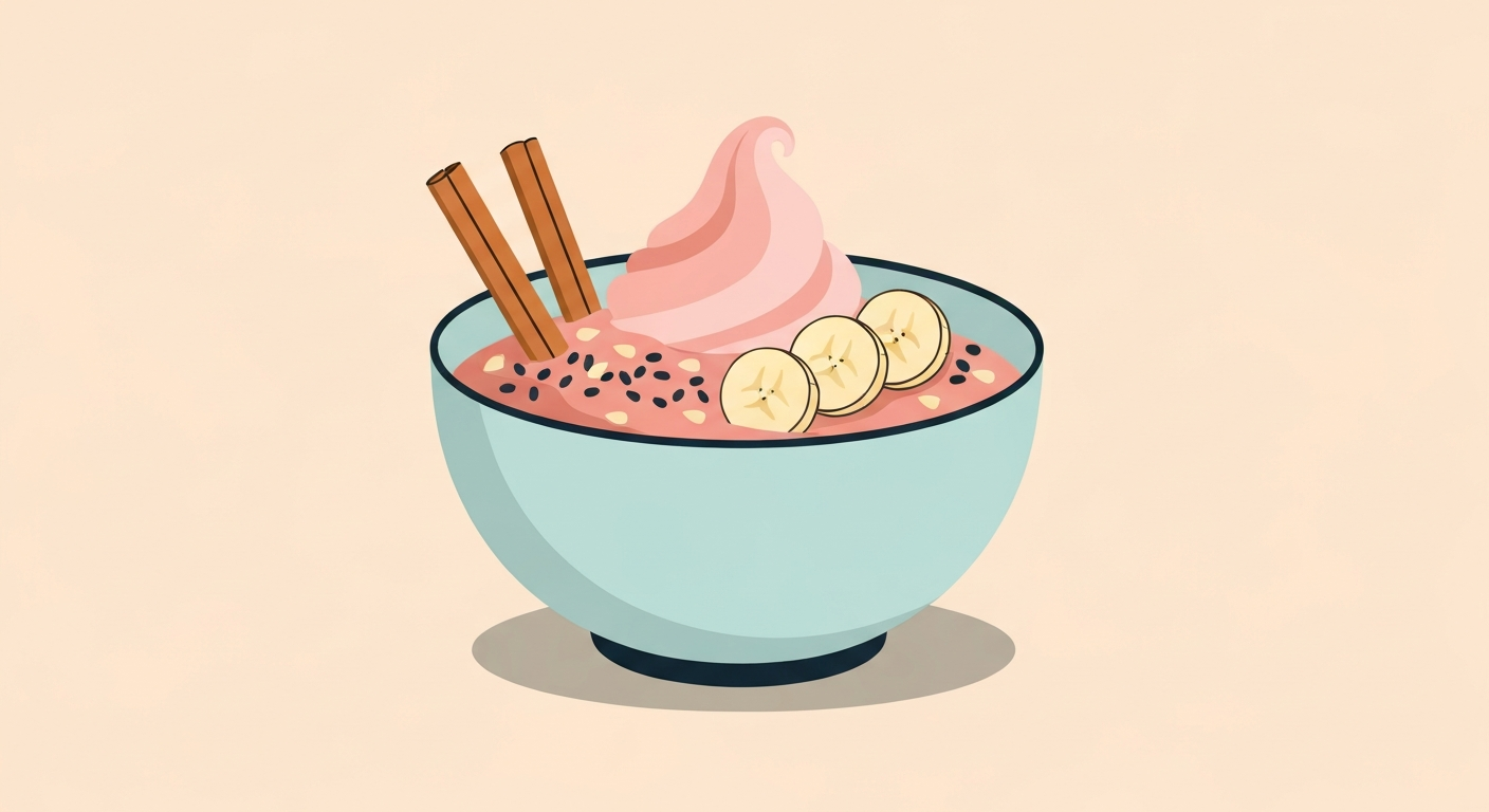 ExtraBanana-Nicecream mit Zimt & Apfel
