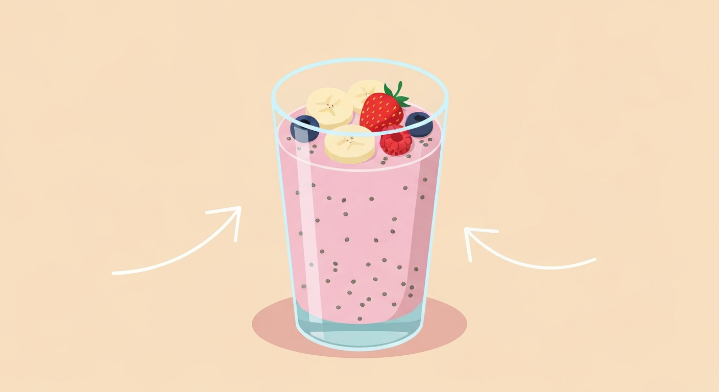 ExtraBanana-Power-Shake mit Beeren-Kick für den Sommer