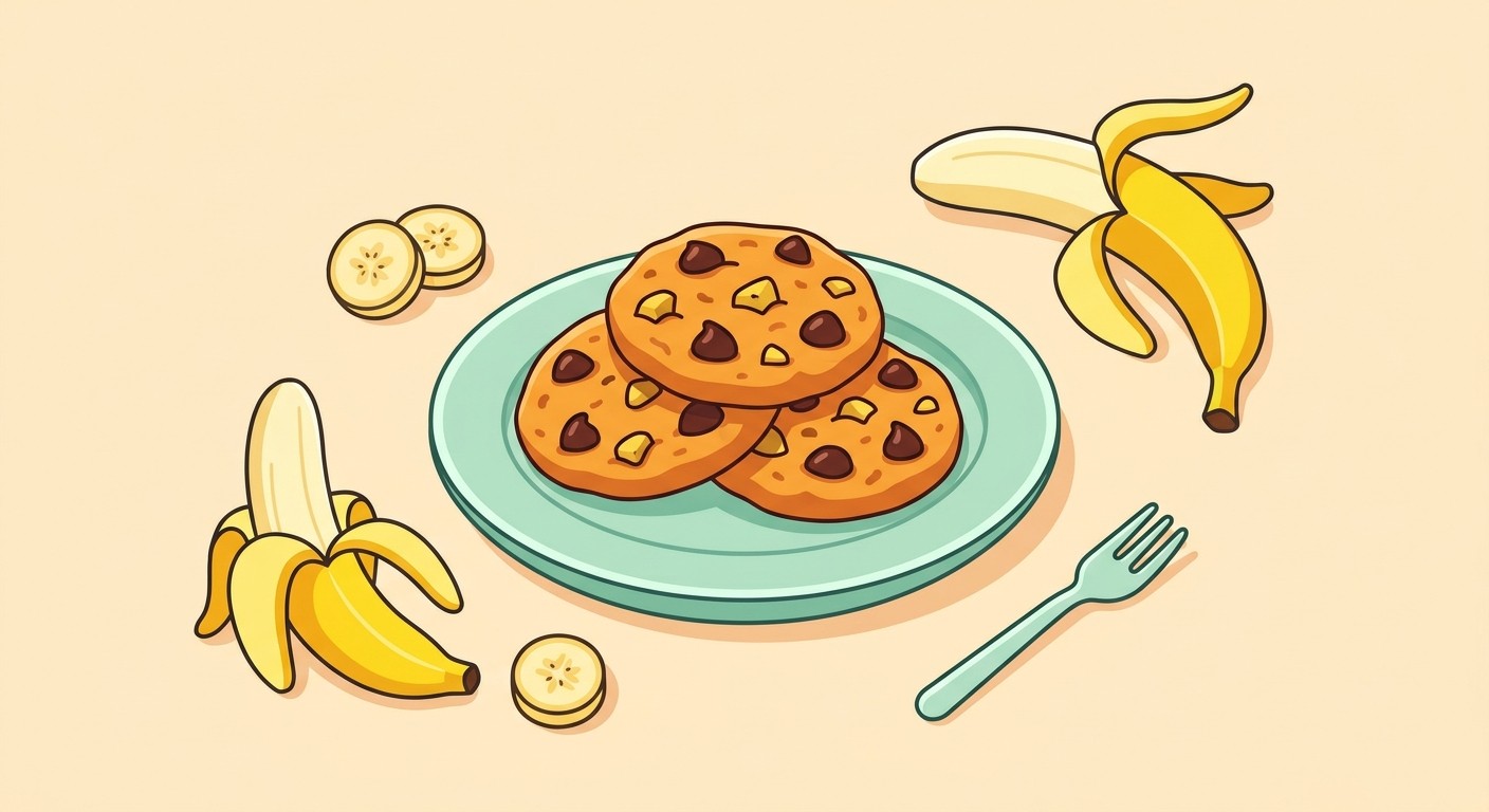 ExtraBanana's Blitz-Bananen-Cookies