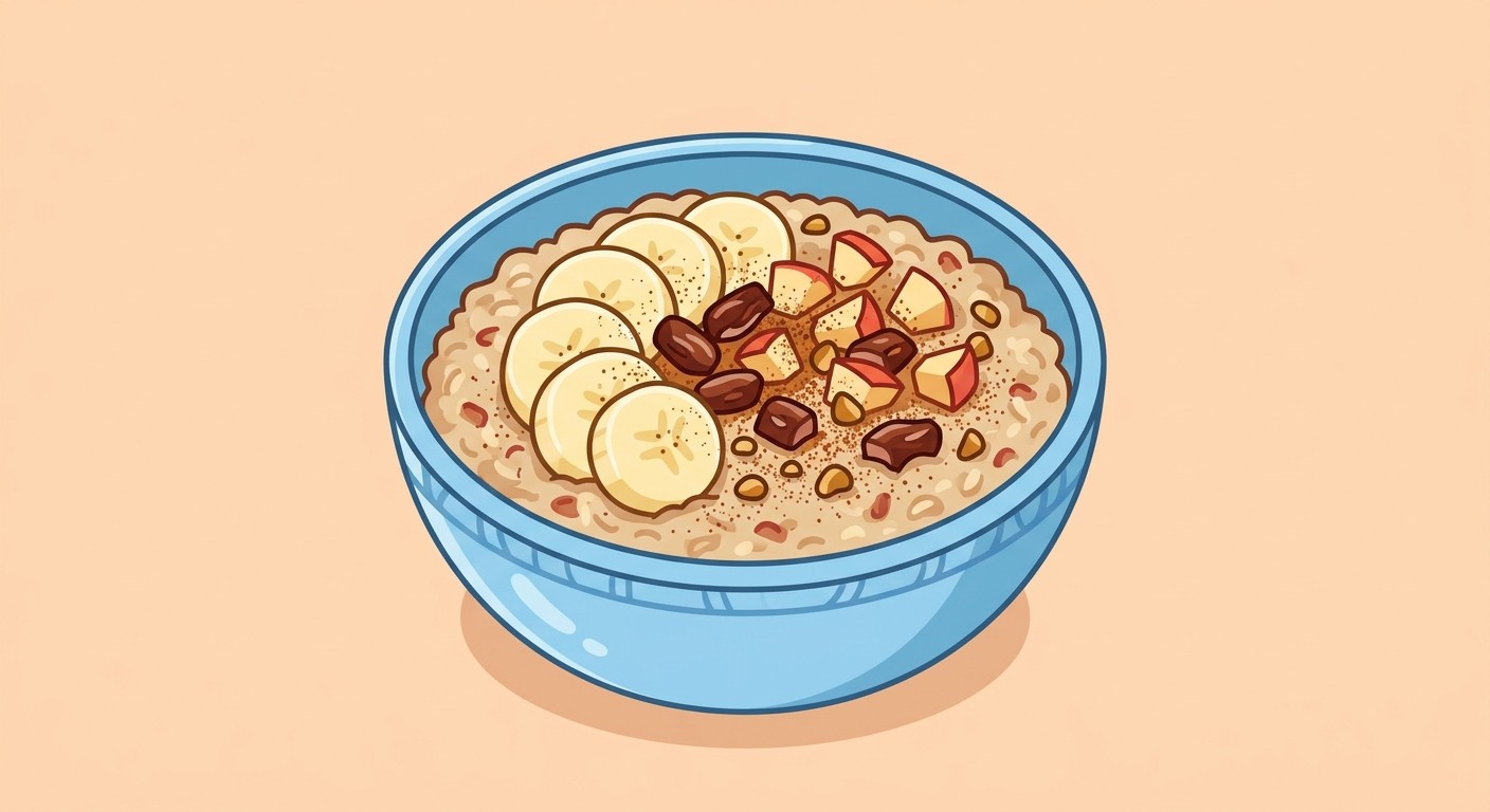 ExtraBanana's Herbst-Elixier: Zimtiger Bananen-Apfel-Shake mit Hafer