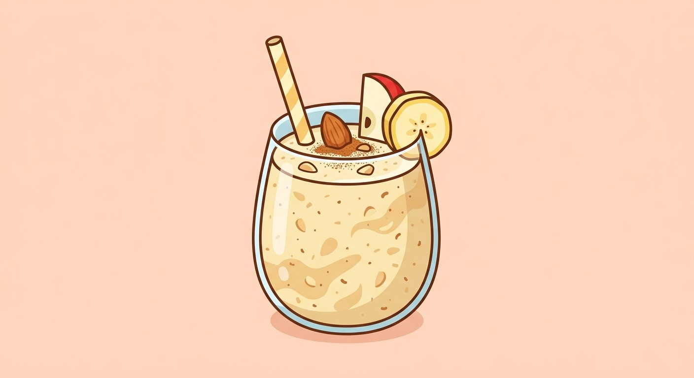 ExtraBanana's Herbst-Shake: Apfel-Zimt-Traum