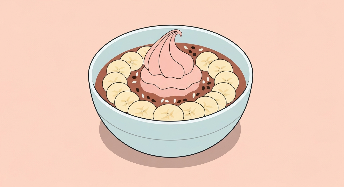 ExtraBanana Sommer-Nicecream mit Kokos und Kakao