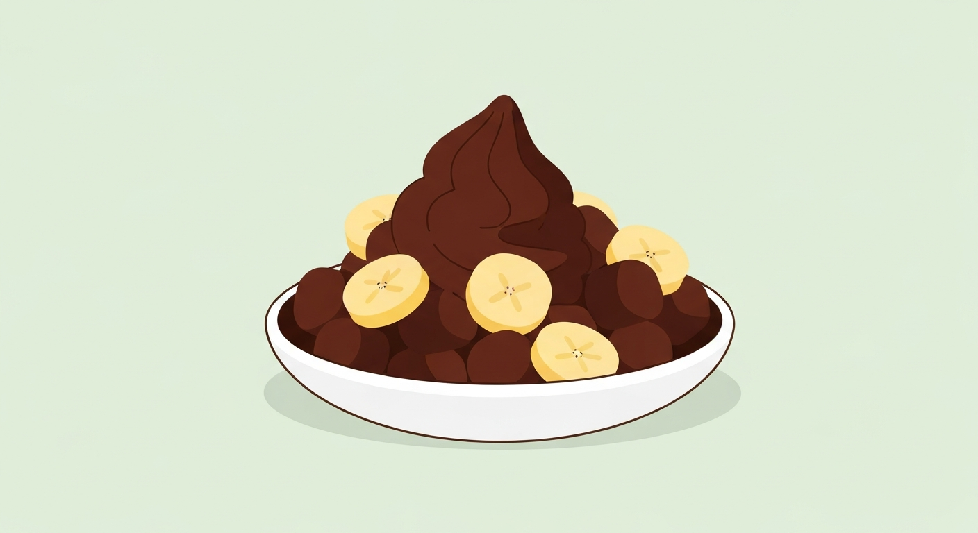 Gefrorene Schoko-Bananen-Bites