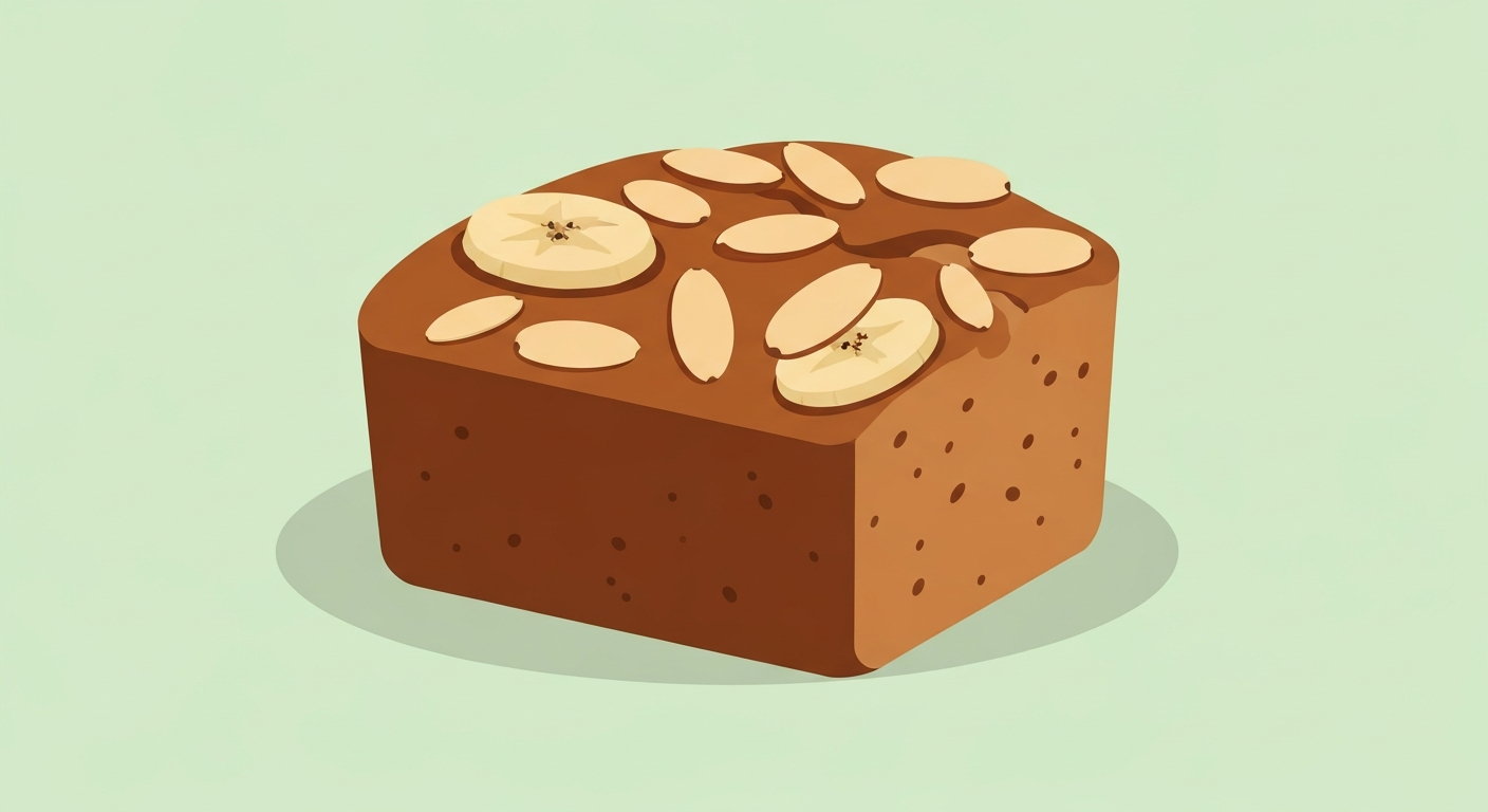 Oat & Banana Bread - ohne Mehl und Zucker