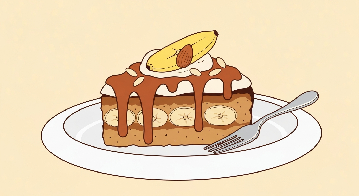 Saftiger Bananenkuchen aus der Heißluftfritteuse