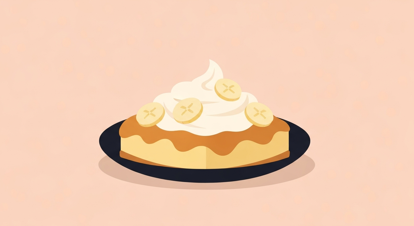 Veganer Banana-Cheesecake mit Lotus Biscoff