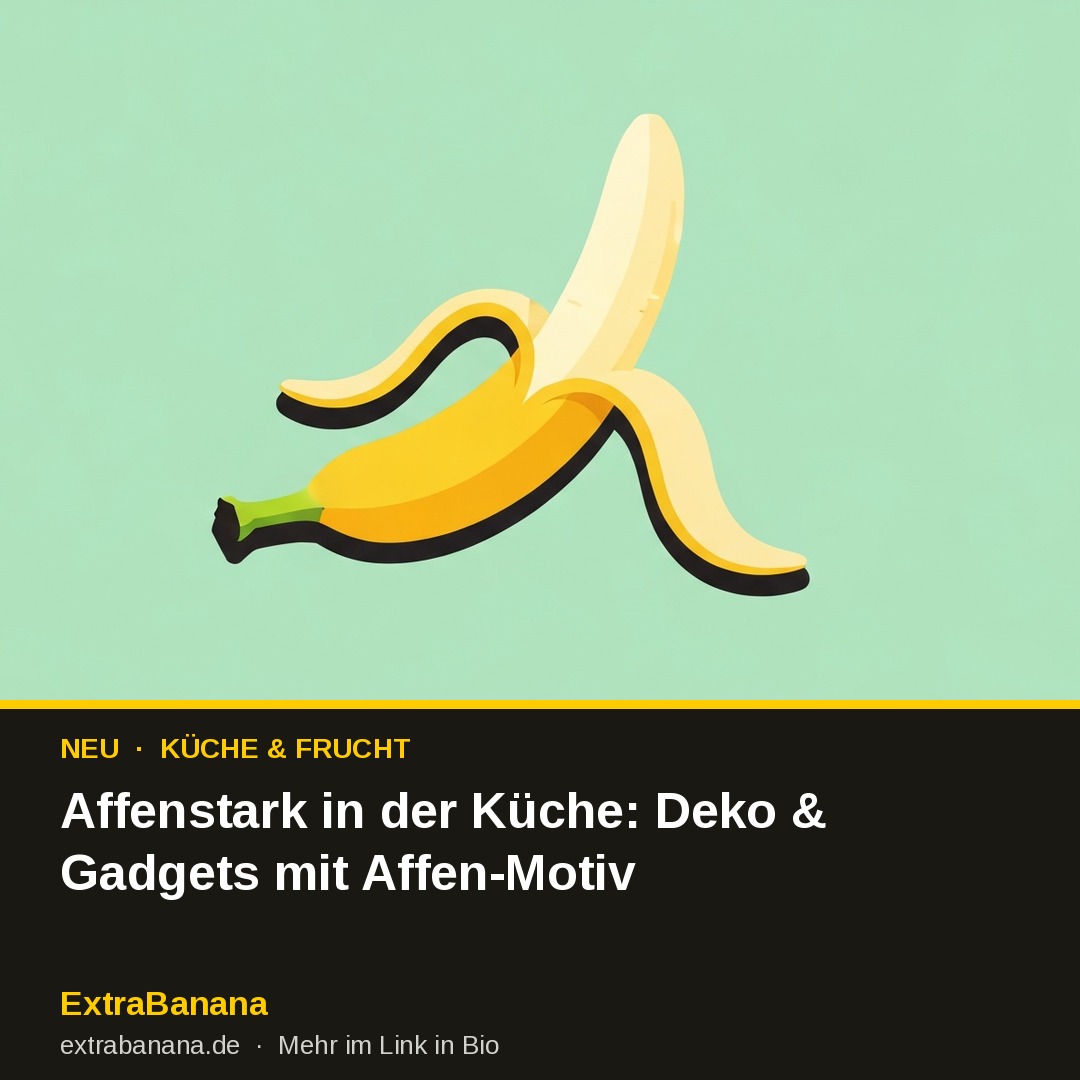 Affenstark in der Küche: Deko & Gadgets mit Affen-Motiv